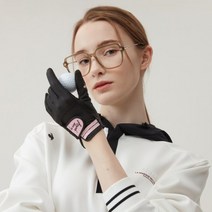 [공식몰]여성 컬러포인트 반양피 양손장갑(GO122LGL12), 20