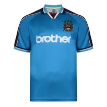 맨시티 클래식 유니폼 저지 맨체스터시티 티셔츠 반팔 티 EPL 축구 팀 팬 동호회 레트로 트레이닝복