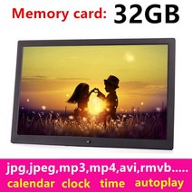 디지털액자 포토키오스크 키오스크제작 DID시스템 키오스크매장32GB 15 인치 스크린 LED 백라이트 HD 1280*, 01 black 32GB_04 AU 플러그