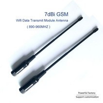 통신안테나 GSM 890960MHZ FM 플렉시블 안테나 Wifi 데이터 전송 모듈 7Dbi 1PCS, 1. SMA Male