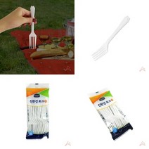 친환경 포크 친환경일회용품 플라스틱포크, 1개