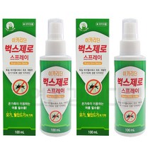 벅스 제로 (이카리딘) 100ml 스프레이형 모기 털진드기 기피제, 2개