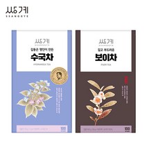 쌍계명차 김동곤명인이 만든 수국차 100T +보이차 100T