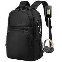 LOVEVOOK 여성용 노트북 배낭 도난 방지 여행용 배낭 지갑 USB 포트가 있는 업무용 컴퓨터 가방 캐주얼 하이킹 데이백 대학 학교 책가방 15.6인치 블랙