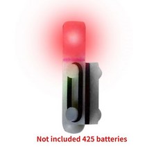 낚시 전자 막대 야광 스틱 벨 폴 라이트 LED CR425 배터리 이동식 방수 플로트 야간 바위 1 세트, [05] Red Light