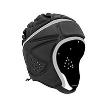 미국 축구 유니폼 럭비저지초경량 편리한 댐핑 기능 헤드 프로텍터 스폰지 축구 헬멧 땀 흡수 사이클링 액, 02 Black