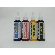 건식전사지 A4 A3 승화전사잉크 타일 머그컵제작 도자기공방 DTP 포토알루미늄 학교컵만들기 인쇄머그컵 텀블러, 전사잉크 검정 100 ml