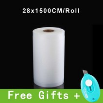 Sous Vide 롤 진공 포장 기계 식품 저장 가방 실러 길이 1500CM, [06] 28CM x 1500CM