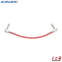 카나레 L-2T2S 커스텀 패치 케이블 / Right Angle, 30cm, 빨강색