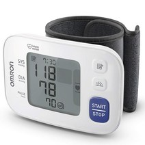 Omron HEM 6181 Fully Automatic Wrist Blood Pressure Monitor with Intelligence Technology, 1