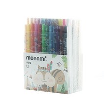 모나미 모니주 샤프식 색연필 남, 1개, 24색
