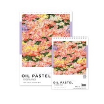 삼원 아트스퀘어 오일파스텔 스케치북 250g 15매 A5 148X210mm 스프링[SPOP01]