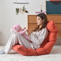 모유등받이 빈백 거실 카페 안방 인테리어 쿠션소파, 민트그린