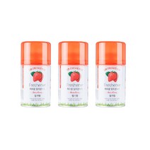 (당일발송) 화장실 방향제 자동 분사기 타이머 자동분사 사무실 업소용, 딸기, 향캔3개