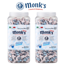 몽스 아이스버그 아이스브레이킹 monks 이태리 허브캔디 대용량 700g x 2개