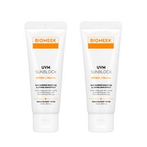 바이오믹 유브이엠 선블럭 SPF50+ PA++++ 40ml 2개