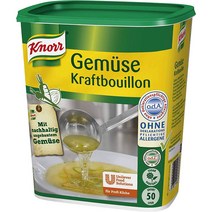 Knorr 크노르 야채 채소 부용 스톡 브로스 1kg 1팩, 1개