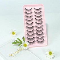 5 10 쌍 3D 밍크 속눈썹 자연 힐 메이크업 Cils 희미한 잔인 Maquiagem, 10Pairs-Ay20