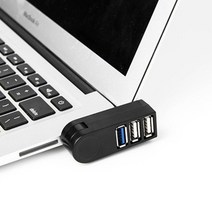 USB 3.0 허브 노트북 PC 맥북 멀티 확장 포트 분배기, 블랙, 상세페이지 참조2