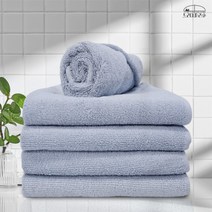 디알엠 호텔 수건 30수 40수 고급 답례 선물 기념 수건 타올 코마사 140g 170g 200g 5개, 30수 140g 연블루, 5장