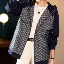 넷투넷코리아 여성 캐주얼 자켓 빅사이즈 루즈핏 후드 집업 점퍼