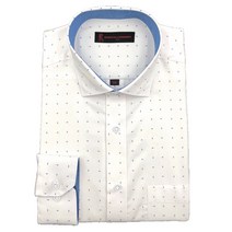 로베르따 남성용 CP 프린트 일반핏 긴소매 셔츠 RJ3-601-1