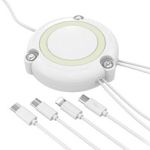 팝폰 4IN1 초고속 멀티 로켓 휴대폰 충전기 86W PPS/PD QC3.0, 86W 멀티 초고속 로켓 충전기(케이블 포함)