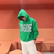 남여공용 커플 선샤인 오버핏 후드티