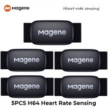 심박계 심박수 측정기 운동 Magene-H64 심박수 모니터 S3 듀얼 모드 ANT + 블루투스 센서 케이던스 &, 08 H64(5pcs)