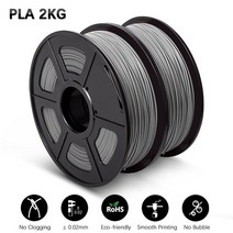 3D프린터 레진 필라멘트PLA 필라멘트 메타 250g * 8 3D 프린터 1.75MM 10 배 인성 빠른 배송 ABS PETG 목, CHINA, [23] PLA Grey 2KG