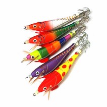 나라샵 생미끼 미니삼봉에기 한치에기 갑오징어 문어낚시 생미끼스테, 미니삼봉-고추장