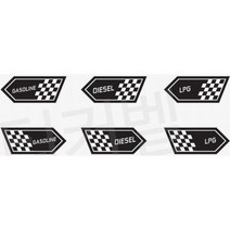 가솔린 깃발 차량스티커 주유구스티커 자동차스티커 데칼스티커 차량용스티커 자동차데칼 주유스티커 자동차인테리어 자동차용품악세사리 자동차용품 차량용품, 좌 오렌지