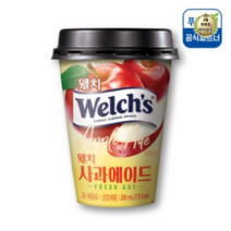 라이브잇 푸르밀 웰치 사과 에이드 주스 250ml 10개 컵, 280개