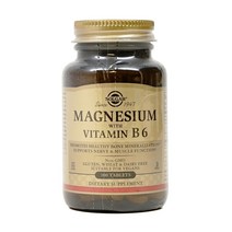 솔가 마그네슘 비타민 B6 포함 타블렛, 100개입, 1개