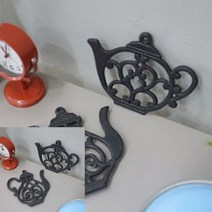 티팟 주물 냄비받침 뚝배기받침 밥솥깔개, 높은타입