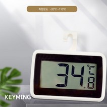 온도계 냉장고 온도개 냉동고 업소 학교 급식 보존식, 옵션: 화이트+그레이