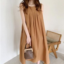 린넨 루즈핏 민소매 여름 원피스 OOTD 요즘유행하는 30 40대
