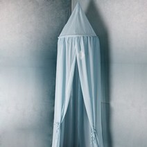 어닝룸텐트 트레일러 카고 도킹 차박 텐트 그물 걸이식 돔 여아용 공주 놀이 성 아기 침대 캐노피 모기장 커튼 키즈 룸 침구, [06] 하늘색