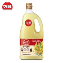 해표 옥수수유 1.8L, 1개
