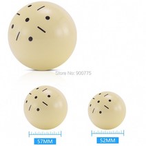 당구 훈련 공 8 & 9 스누커 게임 수지 큐 52mm/ 57mm 옵션, 02 57mm-1 PCS