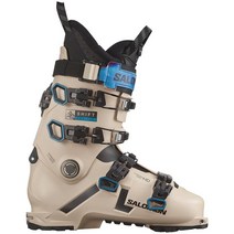 Salomon 살로몬 스키신발 Shift Pro 130 AT Alpine Touring Ski Boots 2024, Black/Sweet Lavender/Solar Pow, 27.5