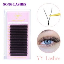 속눈썹SONG LASHES 0.05 YY 프리메이드 팬 속눈썹 연장 살롱 개별 래쉬 아티스트, 01 0.05mm_03 10mm, 03 dd