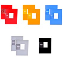 학원 강의 프린트물 중학생 클리어홀더 케이스 분철 문서 화일 L자 오피스 서류 재종, 1개, 그레이