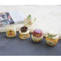 카페 식당 가게 미니어쳐장식소품 5종 침실 사무실 개업선물 책상 키덜트 꾸미기 책장