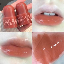큐트 씰 젤리 모이스처라이징 립스틱 6 색 내추럴 레드 핑크 안티 크래킹 논 스틱 컵 립밤 립 글레이즈 메이크업 화장품, [03] 03-Gege bear, [01] 6g, 03 03-Gege bear, 01 6g