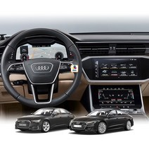 아우디 더뉴 A6 S6 C8 내비게이션 네비 계기판 공조기 강화유리 액정보호 필름, 내비게이션 (강화유리필름), 더 뉴 A6/S6 (C8: 20년~ )