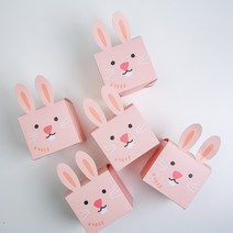 선경언니 꼬마토끼상자 유치원 답례품 구디백 어린이집 생일 선물 답례품 단체 포장 어린이날, 꼬마 토끼 상자 1개