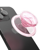 프롭스 맥세이프 그립 톡홀더 핑거그립 마그네틱 일체형 아이폰 거치대, 핑크 톡톡, 1개