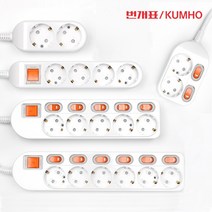 금호전기 절전 안전 멀티탭 4구 5구 6구 멀티콘센트, 절전형, 1.5M
