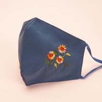 하율공방 4계절 시원하고 숨쉬기편한 순면 필터교체 천 마스크 성인용